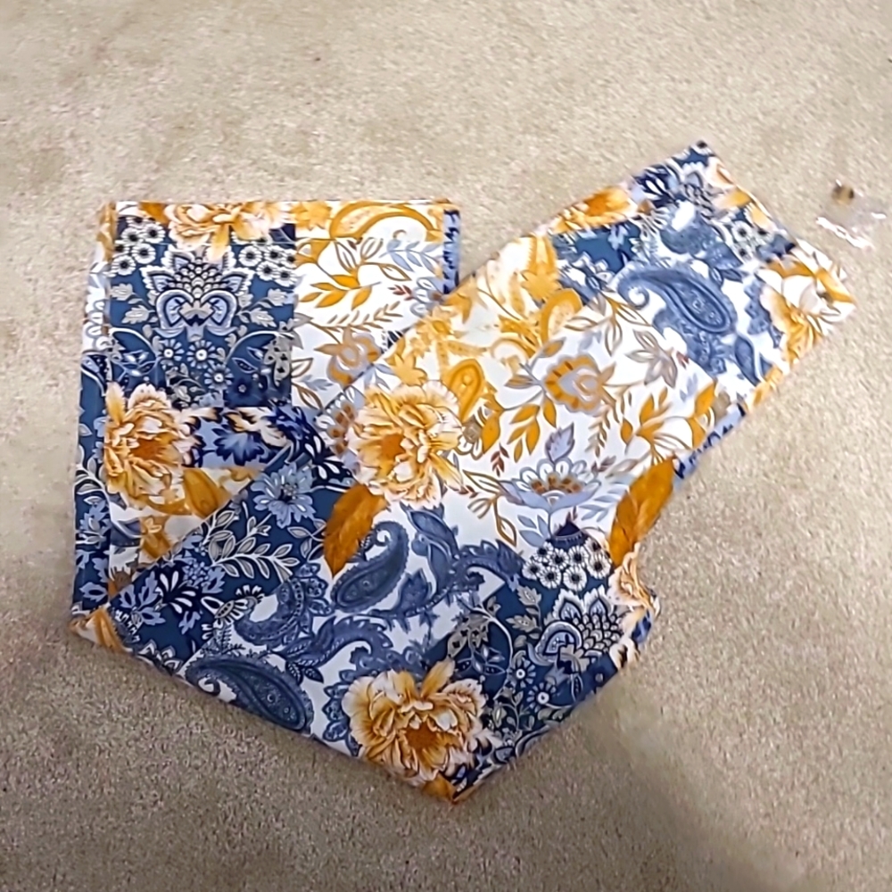 Boston Proper floral pants NWOT